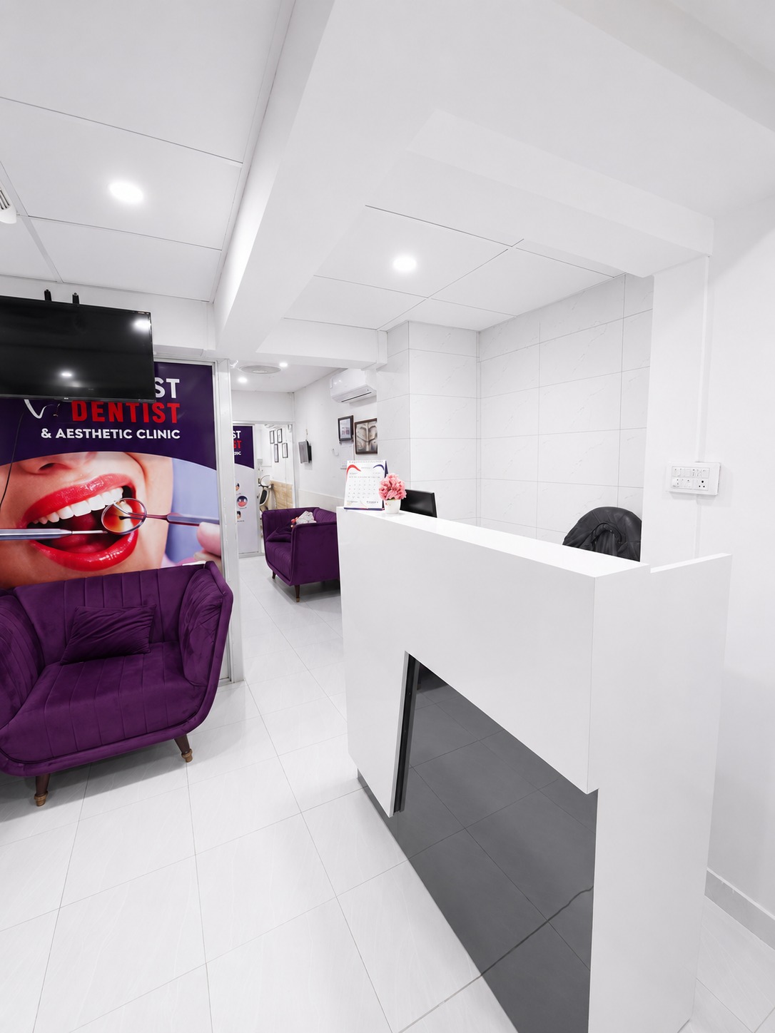 Clinic hallway
